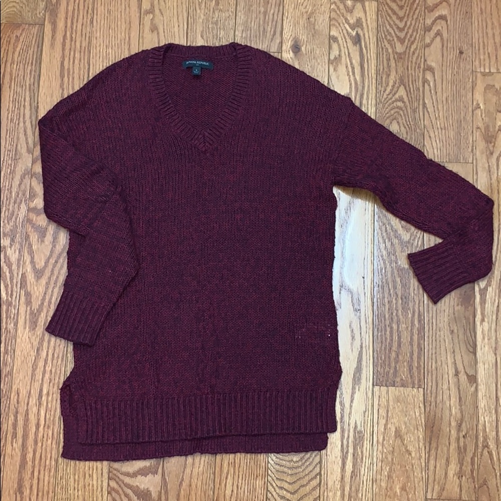 Red Knit Sweater